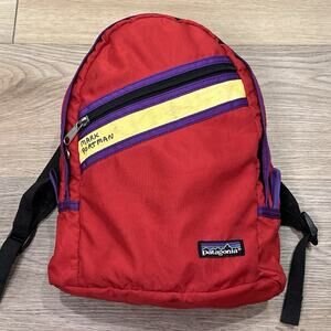 Vintage Patagonia Retro Mini Backpack RARE Color Block 12”x9” Hiking Outdoors